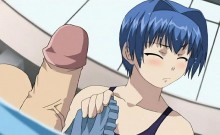 Hentai Babe Gives Head And Gets Fucked In The Pool