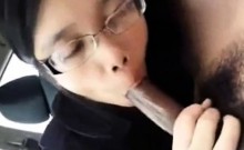 Rookie Asian Hooker Sucks Off His Bbc