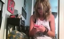 Homemade Blonde Teen Live