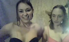 Teen Lesbians Fooling Around On Camera