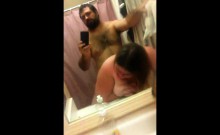 Amateur Fattie Rammed In The Bathroom