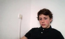 Danish 18yo Single Teen Boy & Masturbate-Masturbating Show.