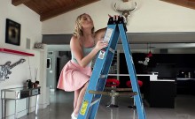 Blonde Babe Kate Englands Tigh Ass Gets Fucked By Bf