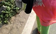 Cum On Hot Pink Salwar Girl