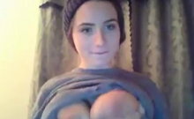 Lactating cam girl