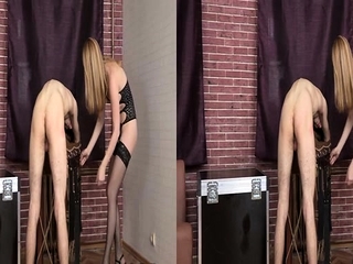 Magical honey Amber Daikiri's twat drilled