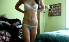 Skinny Teen Masterbates On Cam