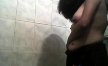 hot bangla vabi stripping in bathroom