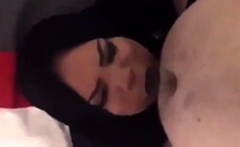 Muslim hijabers sucking circumcised cocks