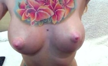 Big Boobs Cassandra Calogera cock tit wanking