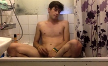 Twink in bathtub