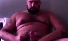 Handsome Popper Bear Self Facial Cumshot