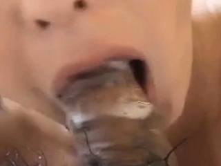 Naughty Japanese Hot Milf Milks A Small