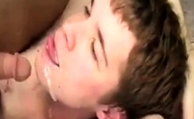 Sloppy Facial Followed By Messy Sperm Makeout!