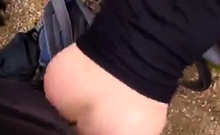 British Slag Fucked Outdoors