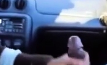 Bbc Gets A Handjob In The Car