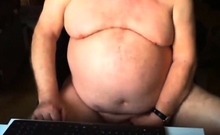 grandpa stroke on webcam