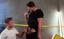 Carter DelRey gets caught jerking off