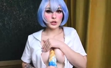 Rei Ayanami Found Her Christmas Gift Und