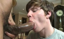 Big Black Cock Sucked By Skinny White Stud