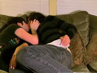 Gay twink hot pants spanking Aron seems all too glad to indu