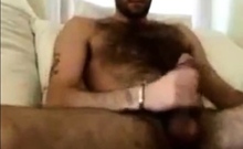 Super Sexy Str8 Hairy Guy cums on cam 116