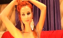 Great Big Boobs On Masturbating Redhead