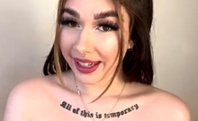 Brunette Solo Webcam Masturbation