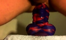 Anal Fun with Flint the Bad Dragon Amateur Gay Fisting Vide