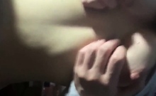 Amateur blowjob close up