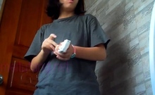 Amateur Asian Webcam Strip Masturbation