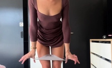 Hottest brunette solo webcam masturbation 2