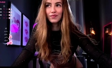 Hottest brunette solo webcam masturbation 2