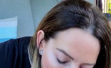 Big tit MILF sucks and fucks a big cock