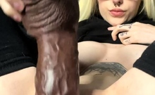 Blonde needs her toy for juicy pussy masturbation HD