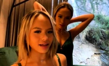 Beautiful Blonde Babes Lesbian Massage