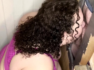 Glory Hole Blowjobs and Brunettes