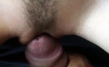 Close up pov anal creampie