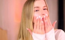 Blonde babe scarlet solo webcam