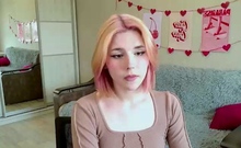 Amateur pantyhouse webcam teen strips and strokes her vagina