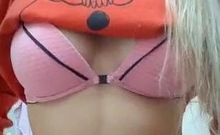 Big boobs milf masturbates with her dildo