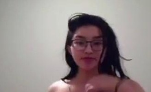 Hottest brunette solo webcam masturbation 2