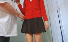 Fat man fucks a cute teen in bed today