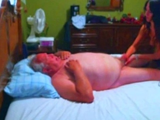 Massage and final blowjob at the nursing home