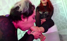 Fiesty Goddess Fina - Foot Cucked By Goddess Fina