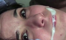 Brunette Amateur Webcam POV Cumshot