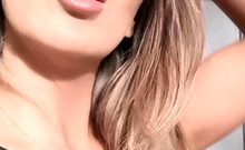 Blonde teen Sierras first erotic masturbation video