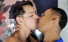 Rj Male Videos - Fantastic Deep Kiss Between Two Neighborhoo