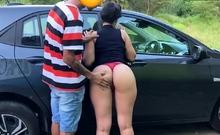 Mulher Brasileira Jaw-dropping Tem Sexo Com Motorista De