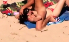 Stepsister Enjoys Beach Sex During Holiday